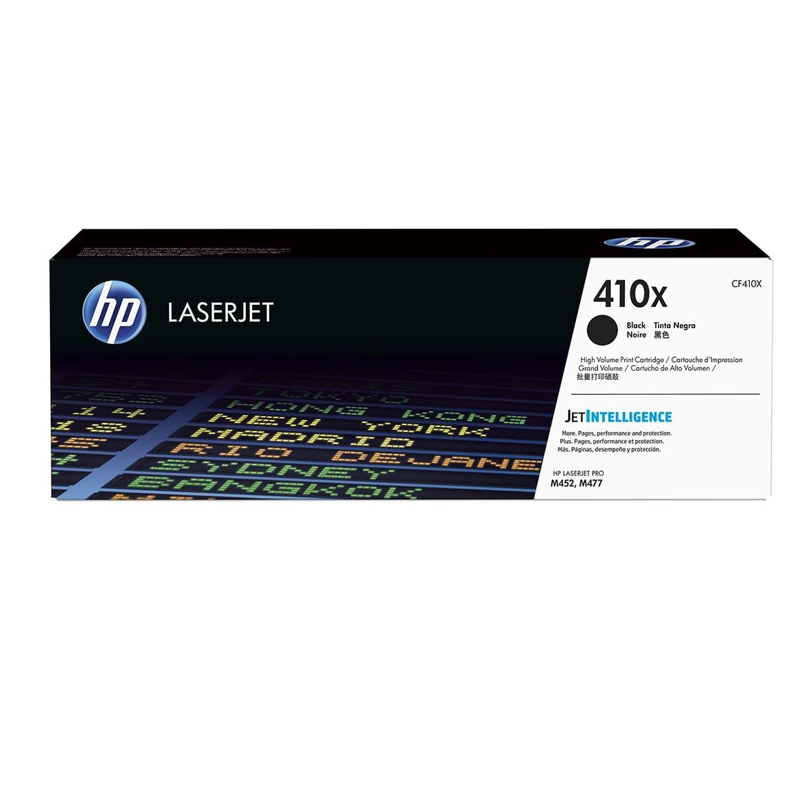 HP 410X Lasertoner svart för 6500 sidor, modell CF410X
