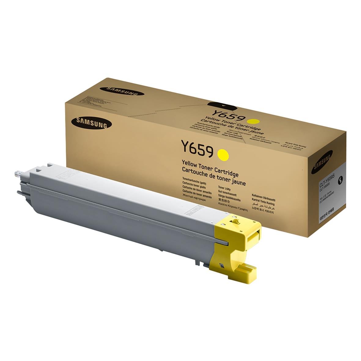 Gul laser tonerkassett för Samsung CLT-Y659S