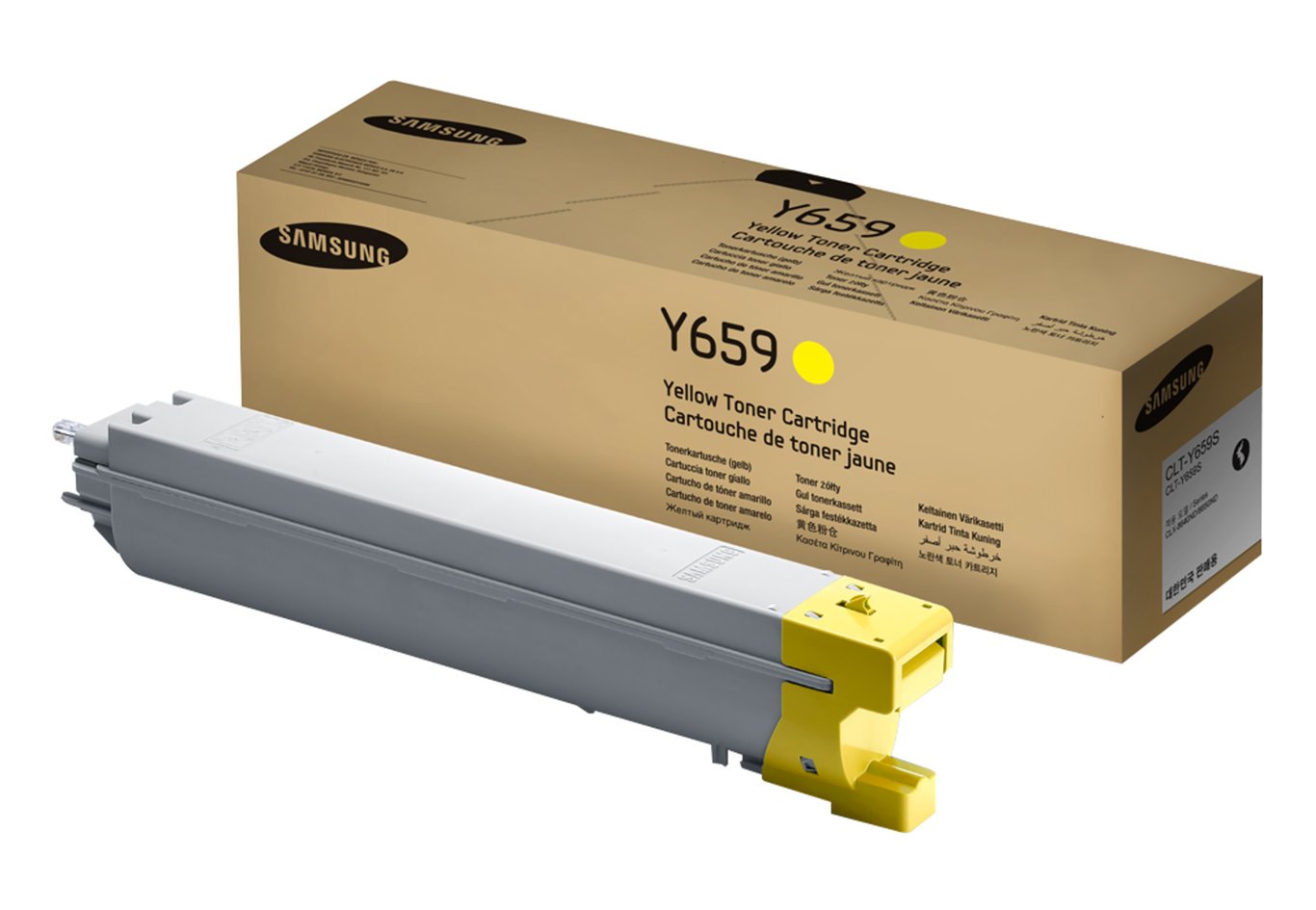 Gul laser tonerkassett för Samsung CLT-Y659S