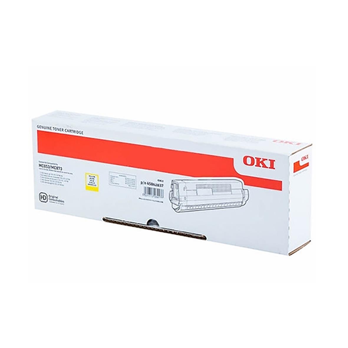 Toner OKI MC853 7300 Sidor Gul