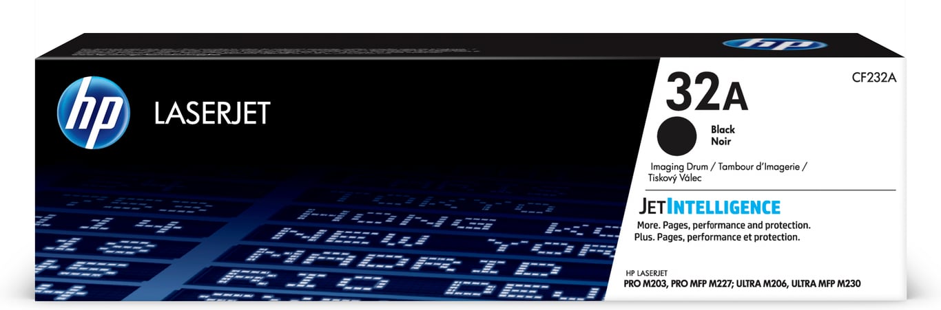 HP CF232A svart lasertrumma för skrivare