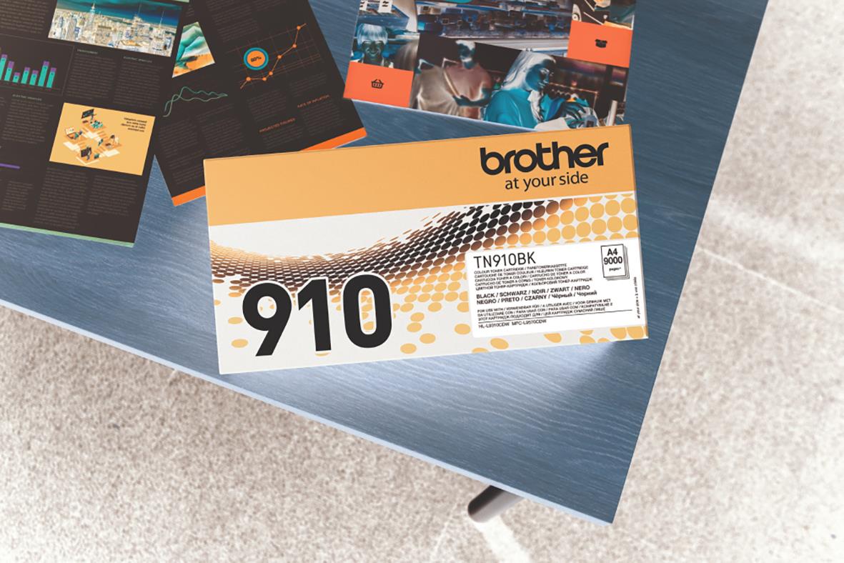 Brother TN910BK svart lasertoner för skrivare