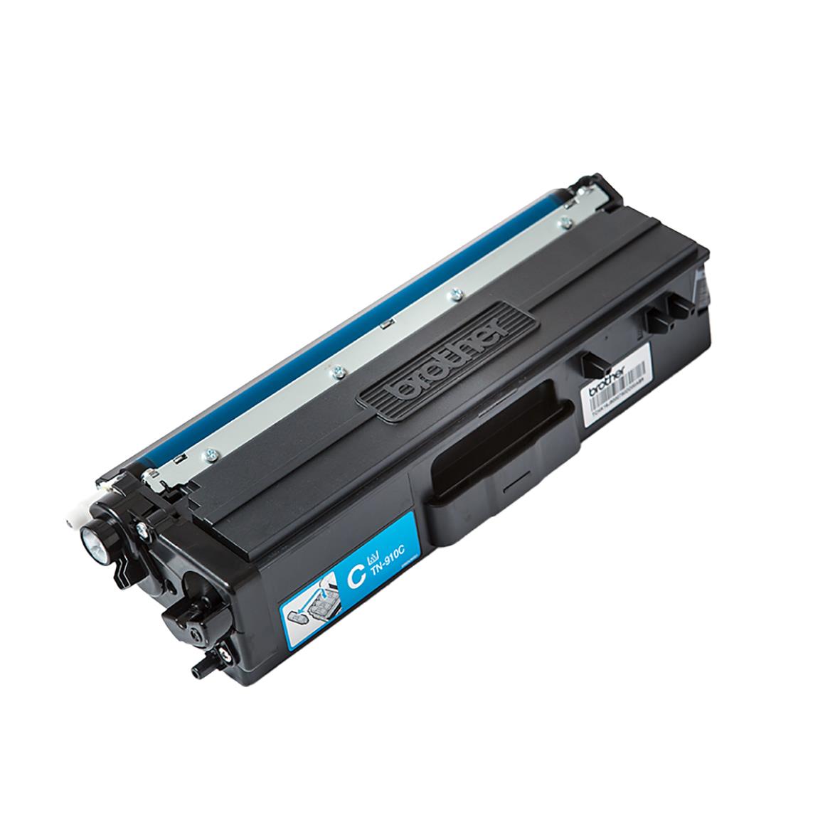Lasertoner Brother TN910C Cyan för skrivare