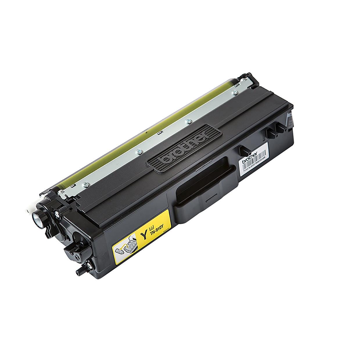 Gul laser tonerkassett Brother TN910Y för skrivare