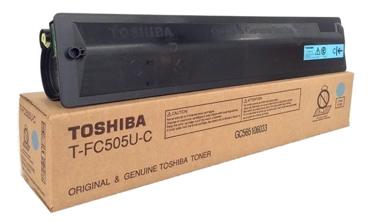 Lasertoner Toshiba T-FC505EC Cyan 27043104
