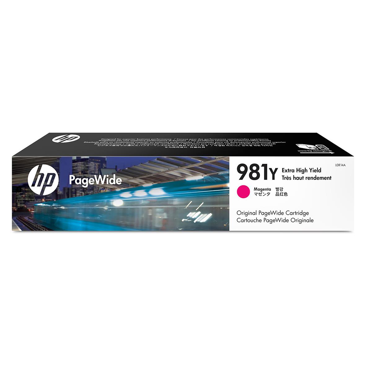 HP bläckpatron 981Y magenta för 16000 sidor, PageWide