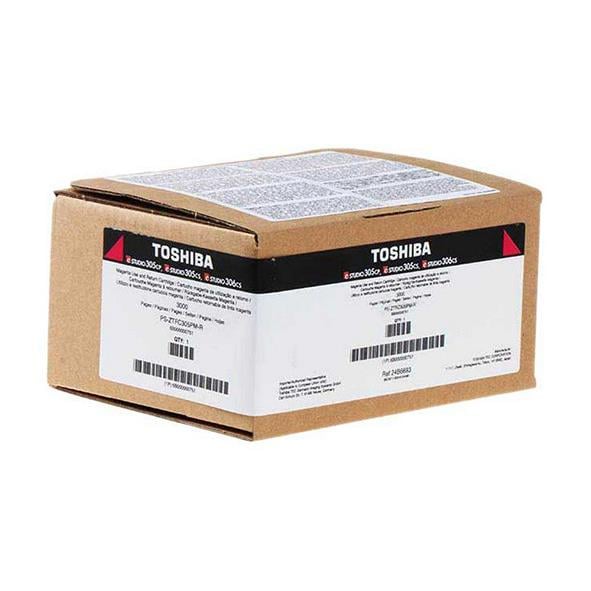 Toshiba T-305PM-R magentafärgad lasertoner i kartong