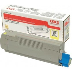 Gul lasertoner OKI 20514 för C532/MC573 skrivare