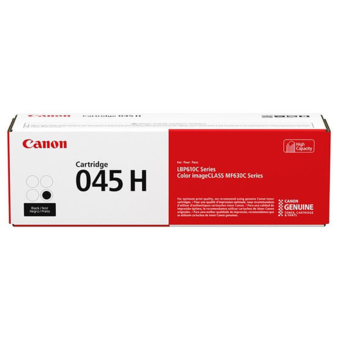 Canon CRG 045 högkapacitets laser tonerkassett i svart för skrivare