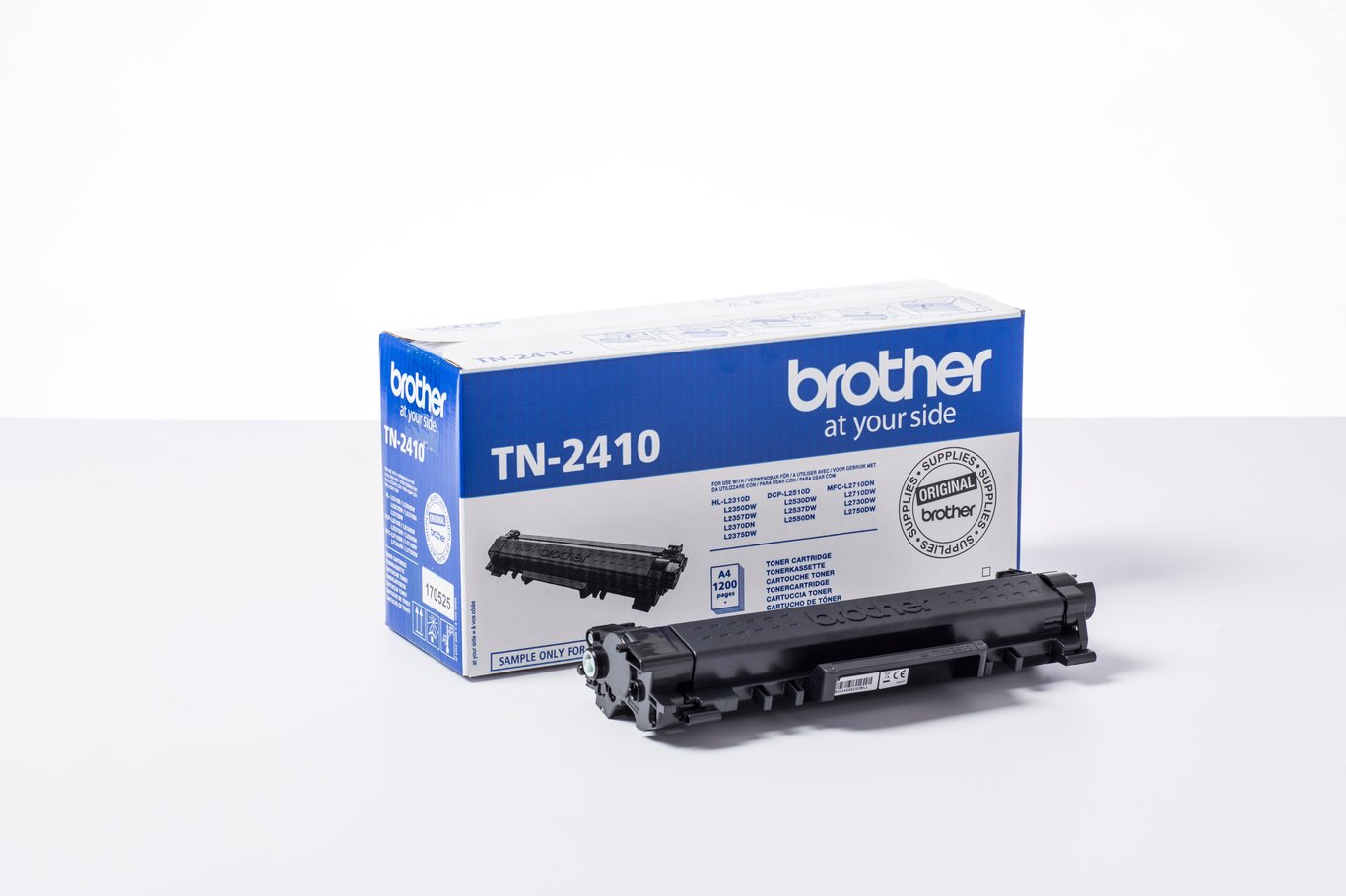 Lasertoner Brother 1200sid TN2410 Svart