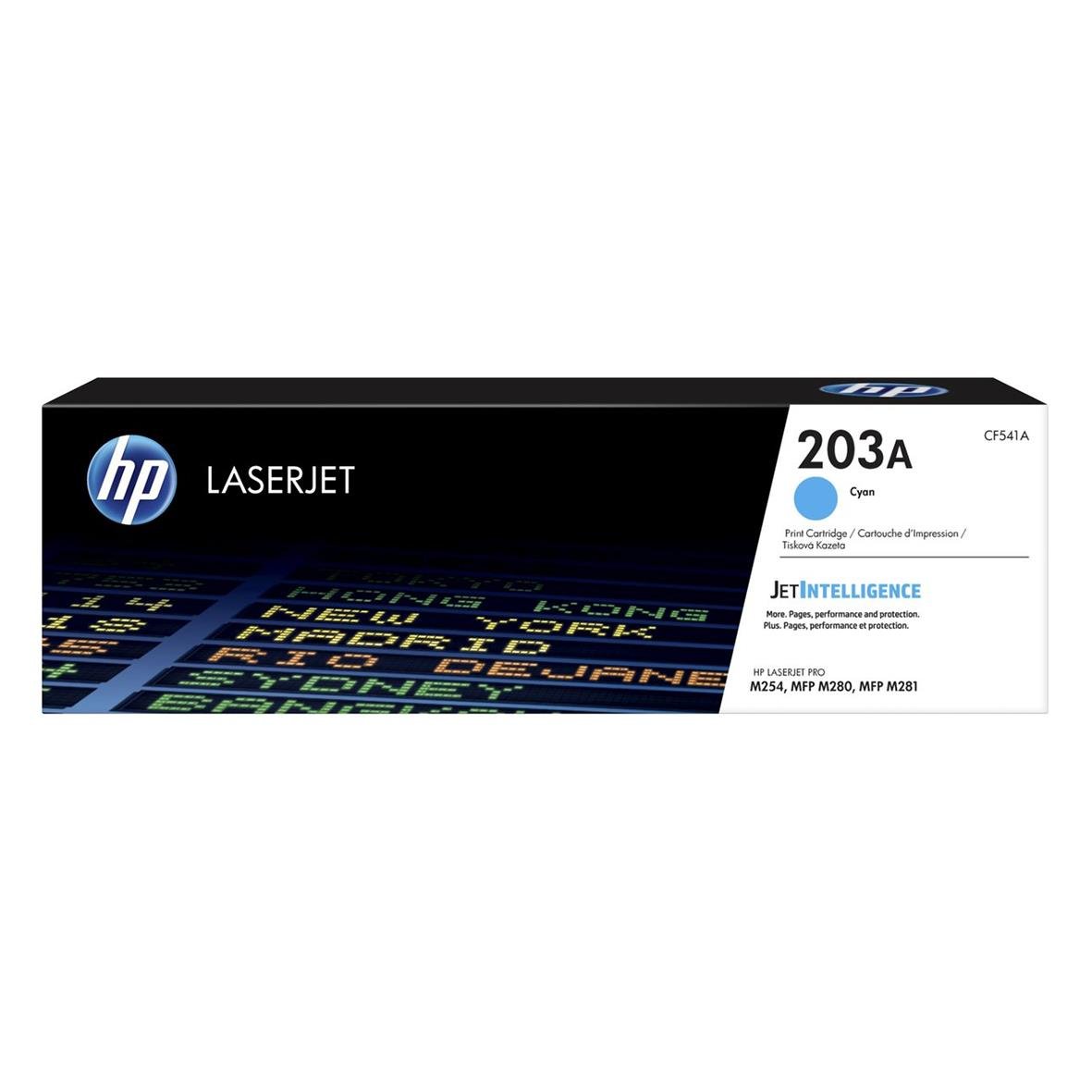 Lasertoner HP 203A Cyan för 1300 sidor CF541A