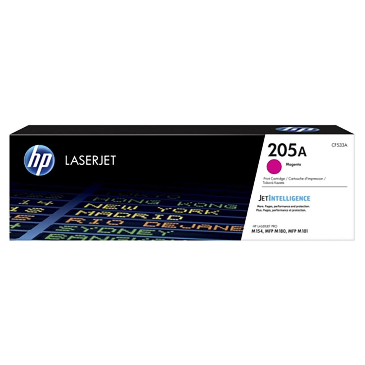 HP Lasertoner 205A Magenta för skrivare, 900 sidor