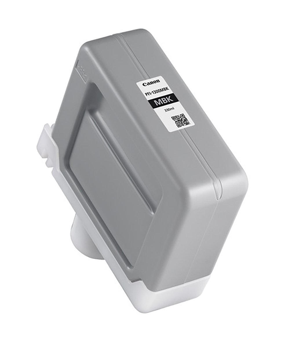 Bläckpatron Canon PFI-1300 Matt Svart i grå plastbehållare