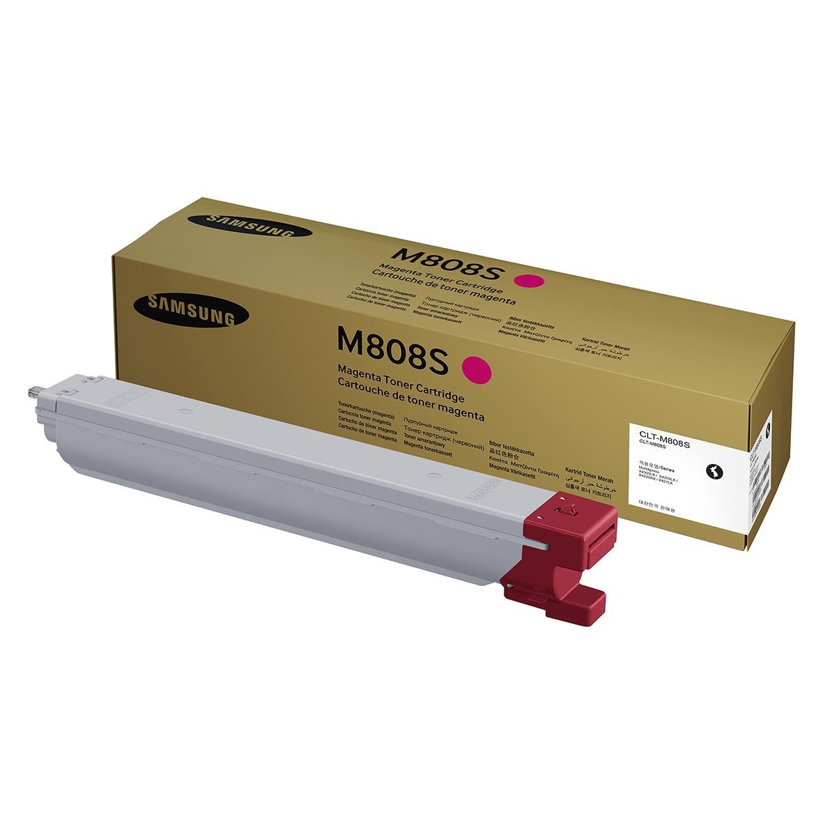 Samsung Lasertoner M808S Magenta i originalkartong