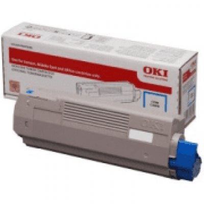 OKI laser tonerkassett cyan för skrivare modell 6000sid
