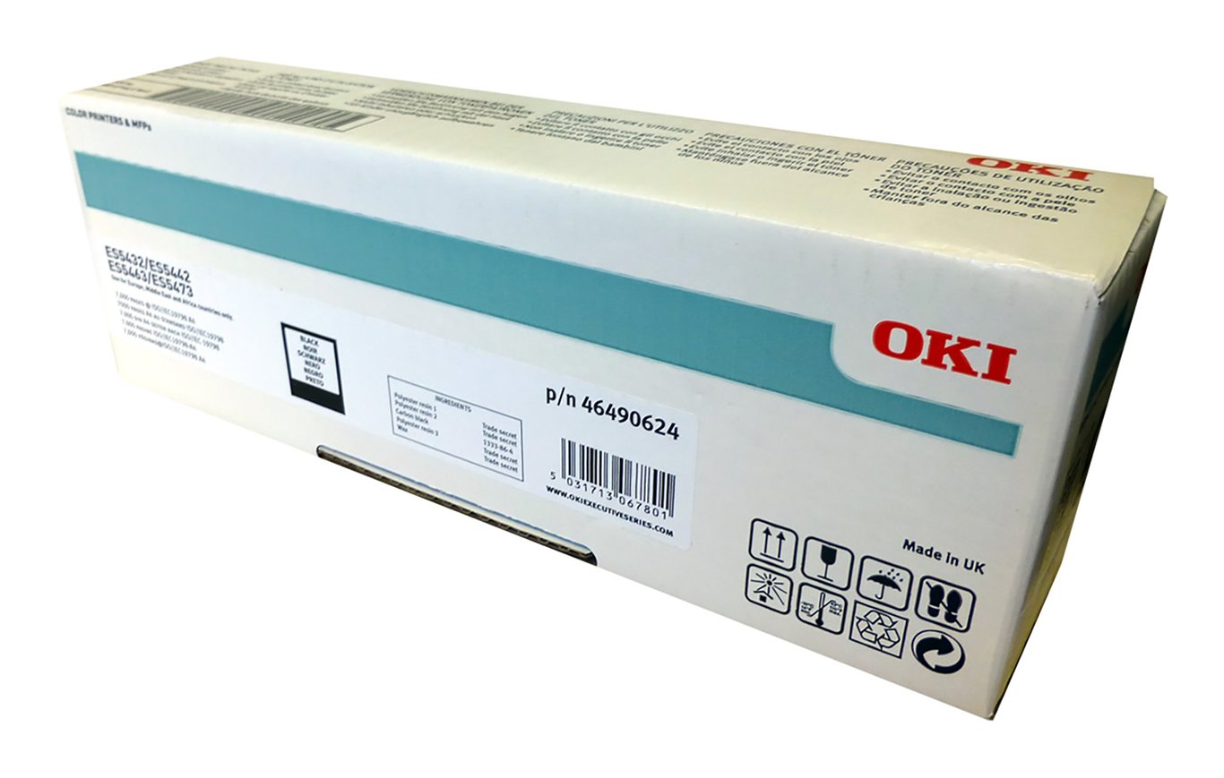 Lasertoner OKI 46490624 Svart 27043354