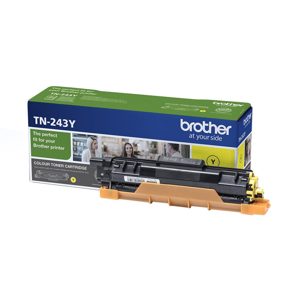 Gul laser tonerkassett Brother TN243Y för skrivare