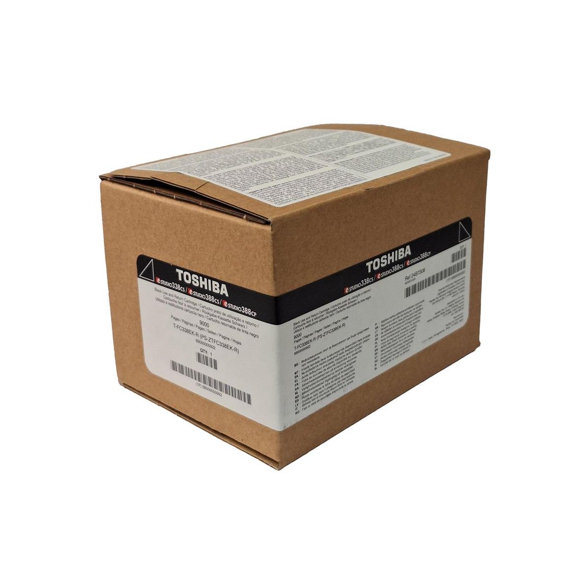 Toshiba 9000sid laser tonerkassett T-FC338EK-R svart i kartong