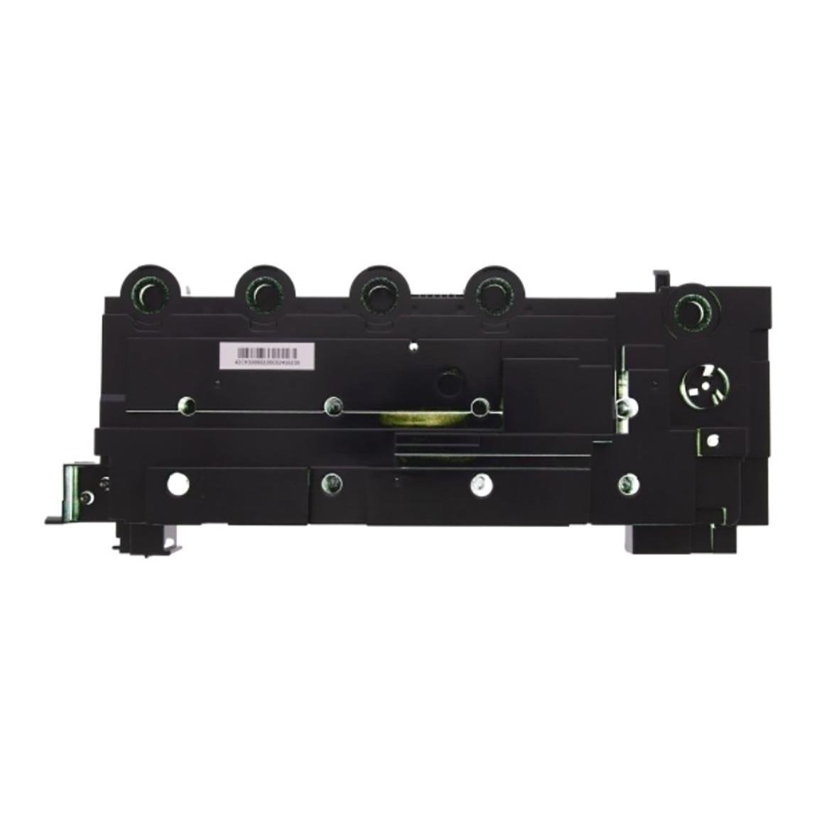 Tonerbag för Toshiba TB-FC338, svart plastdel med hjul och öppningar