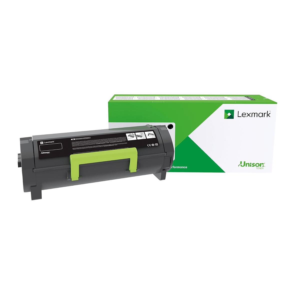 Svart laser tonerkassett Lexmark 56F2X0E för 20000 sidor