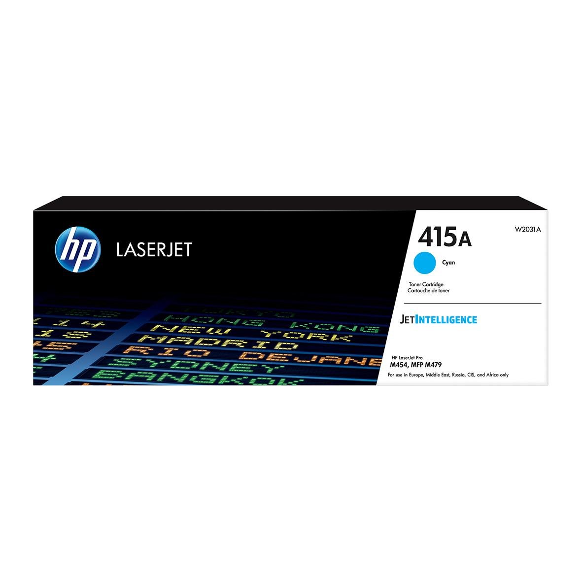 HP 415A cyan lasertonerkassett för 2100 sidor W2031A