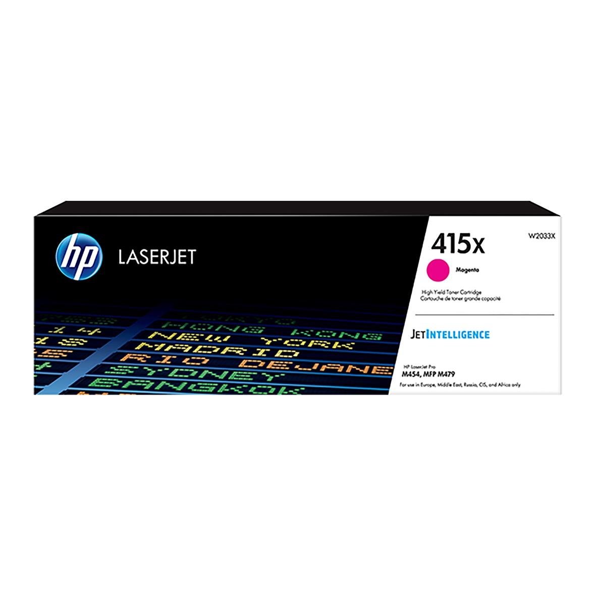 Lasertoner HP 415X Magenta för 6000 sidor W2033X