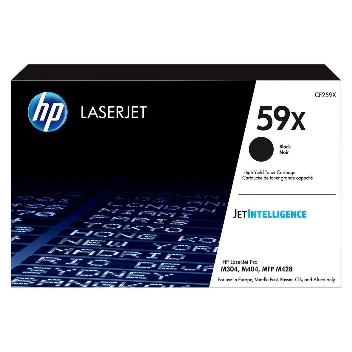 HP 59X lasertoner för 10000 sidor i svart, för HP MFP M428 och M304