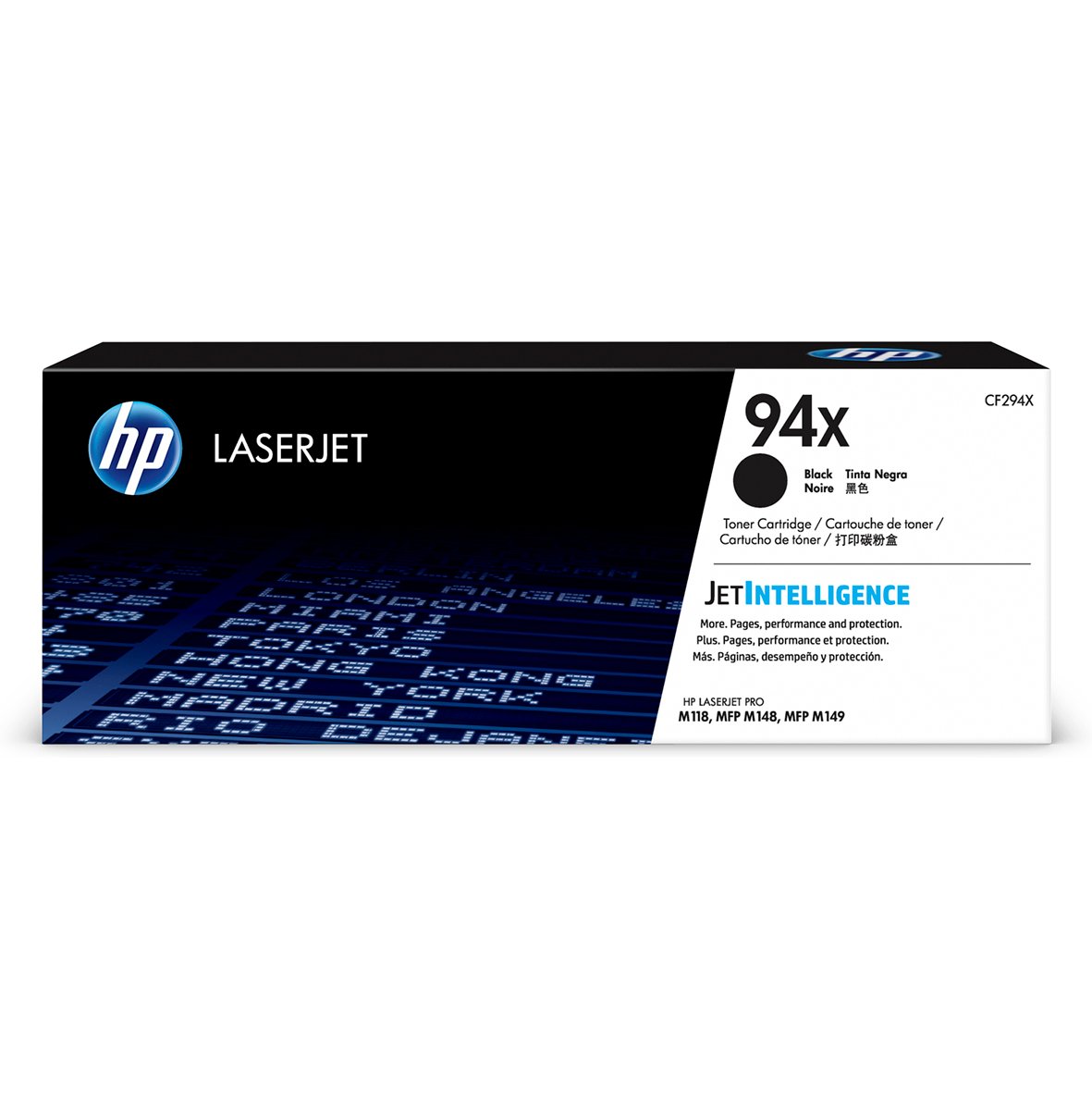 HP 94x svart laserpatron för 2800 sidor, JetIntelligence, för skrivare