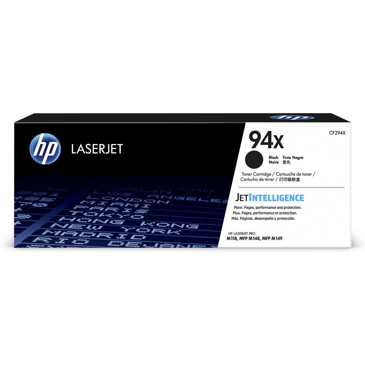 HP 94x svart laserpatron för 2800 sidor, JetIntelligence, för skrivare