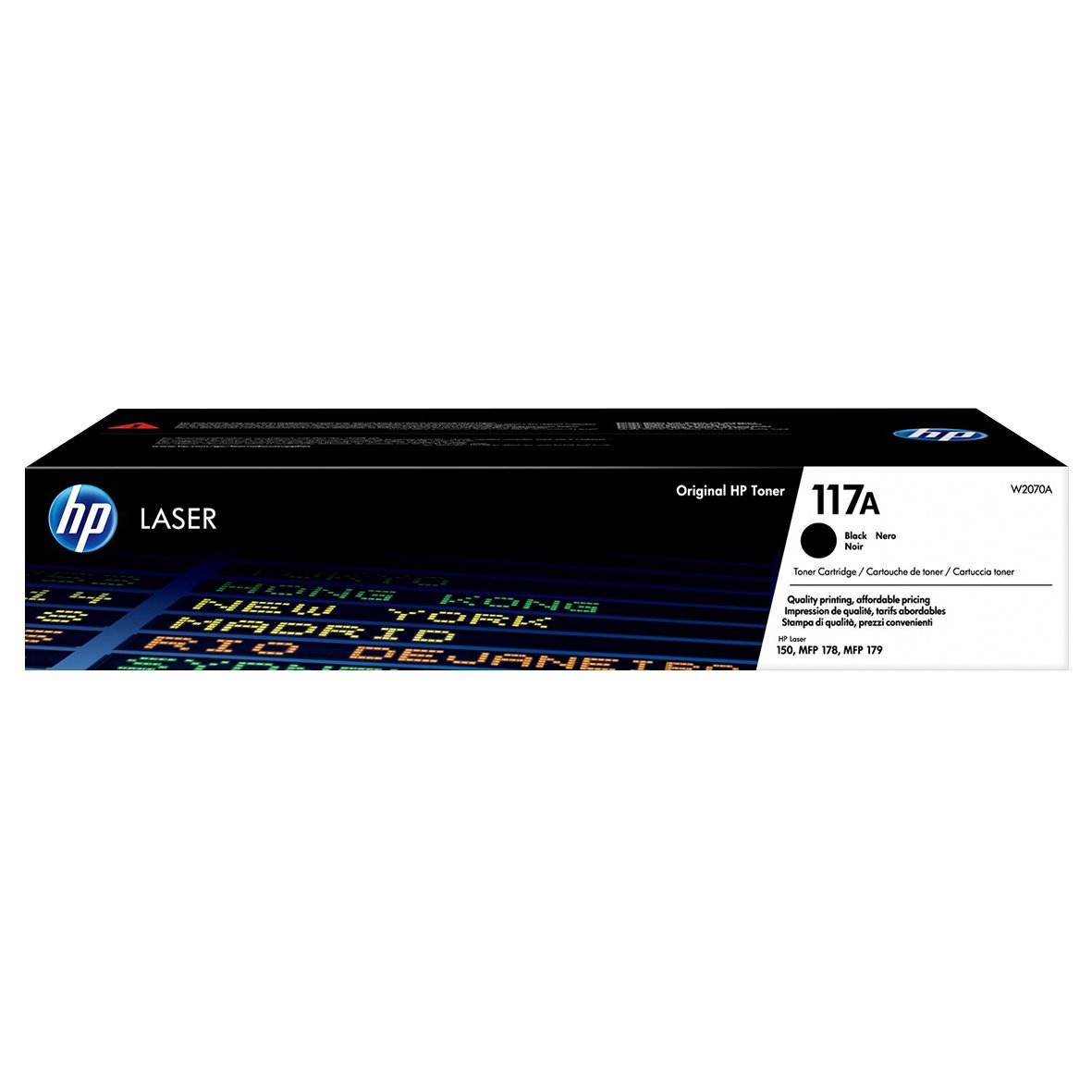 Lasertoner HP 117A 1000 Sidor W2070A Svart