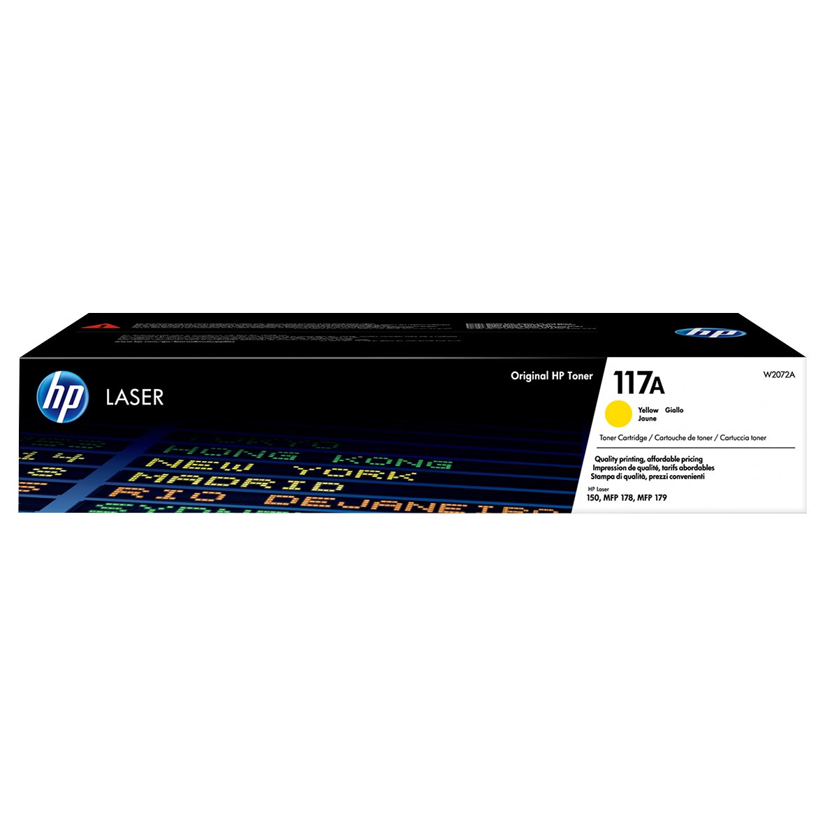 Lasertoner HP 117A 700 Sidor W2072A Gul