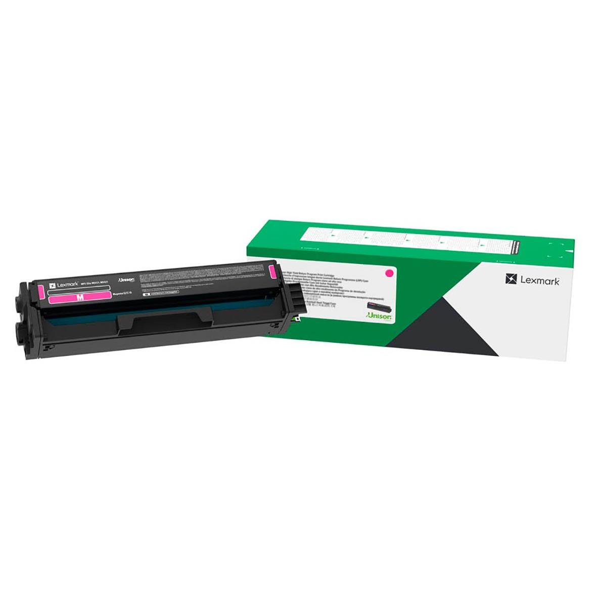 Lasertoner i magenta för Lexmark C3220, 1500 sidors utskriftskapacitet