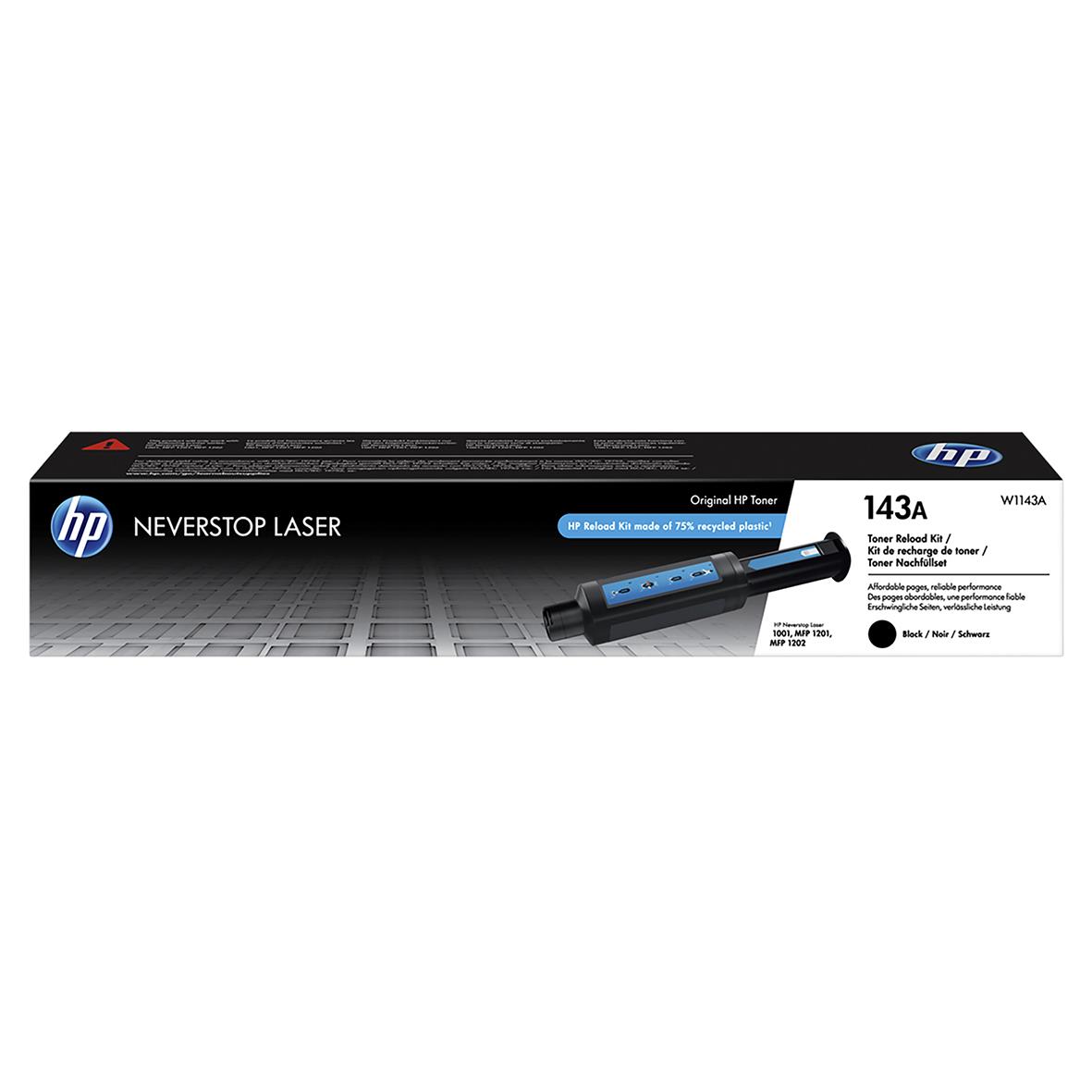Svart laserpatron HP Neverstop 143A för 2500 sidor