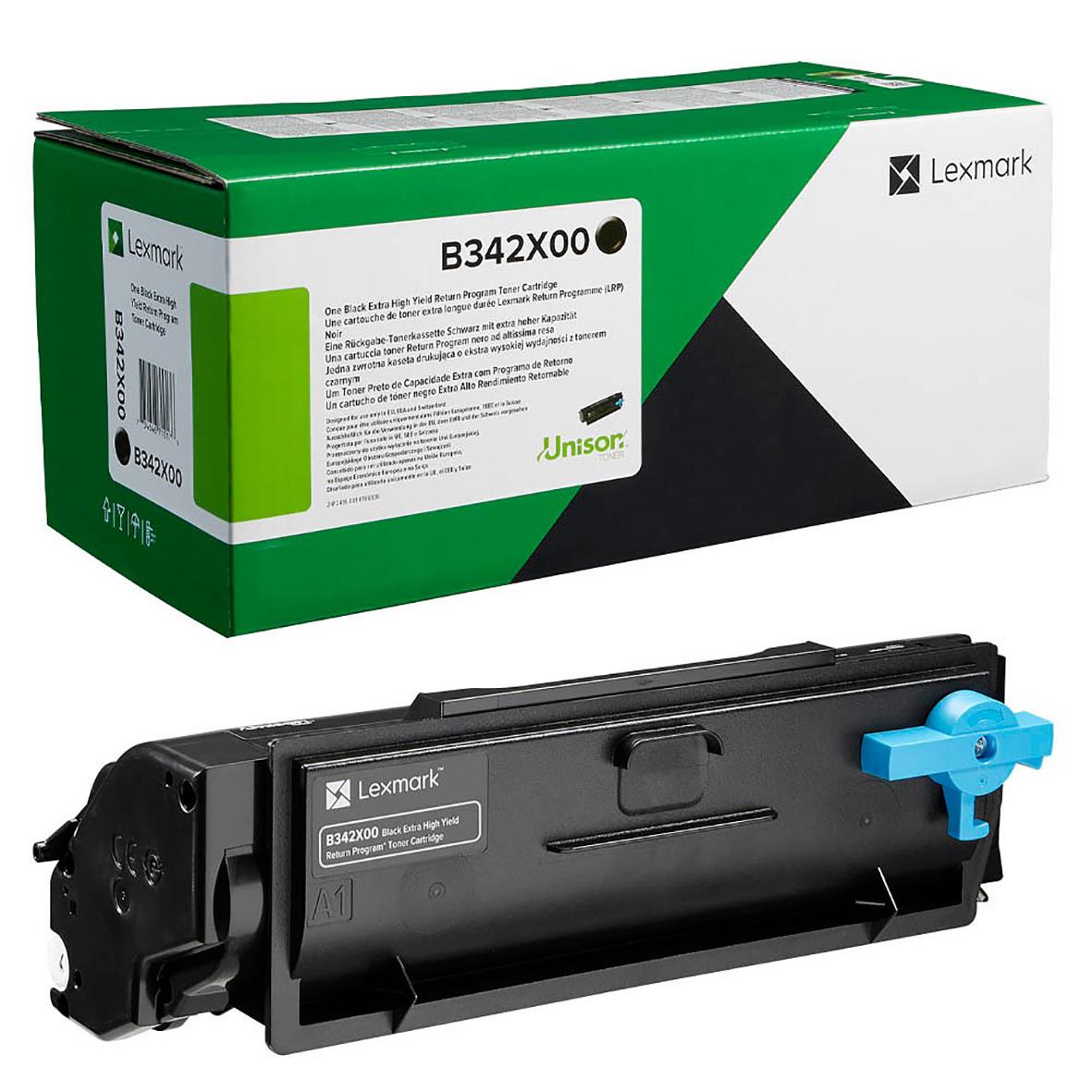 Lasertoner Lexmark 6000sid B342X00 svart