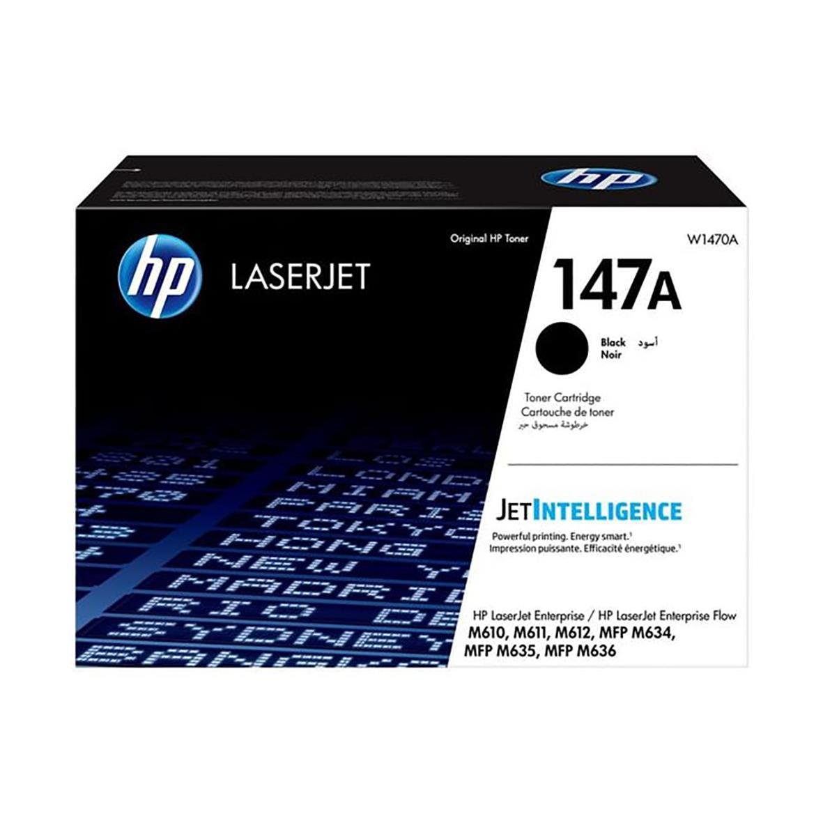 Lasertoner HP 147A 10500 Sidor W1470A Svart