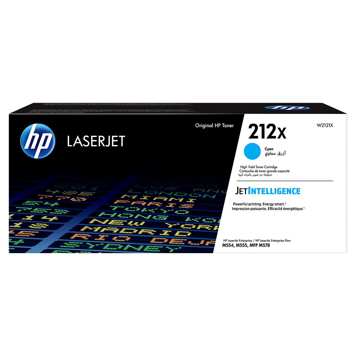 Lasertoner HP 212X Cyan för 10 000 sidor, för HP skrivare