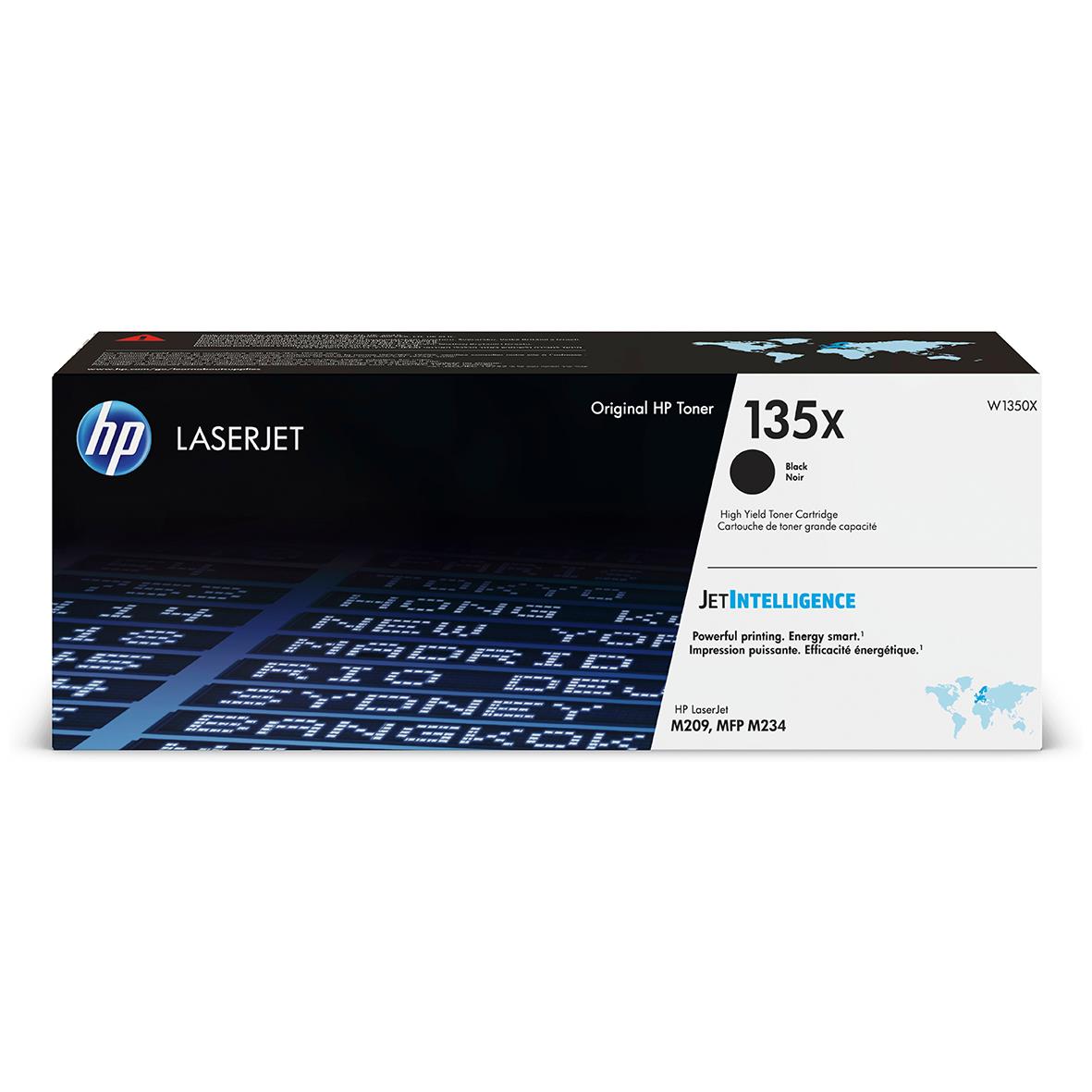 Lasertoner HP 135X 2400 Sidor W1350X svart