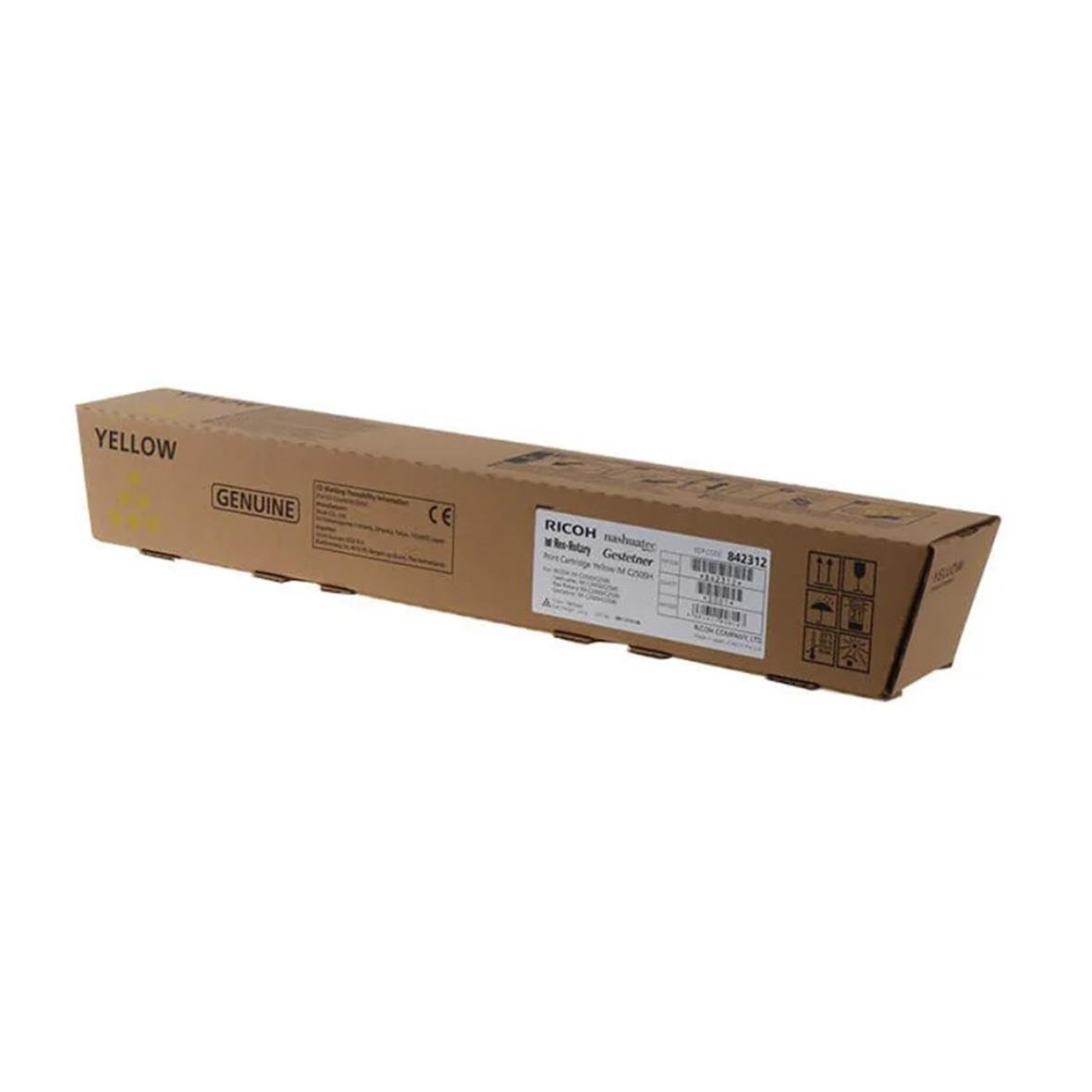 Gul Ricoh 10500 laser tonerkassett för skrivare