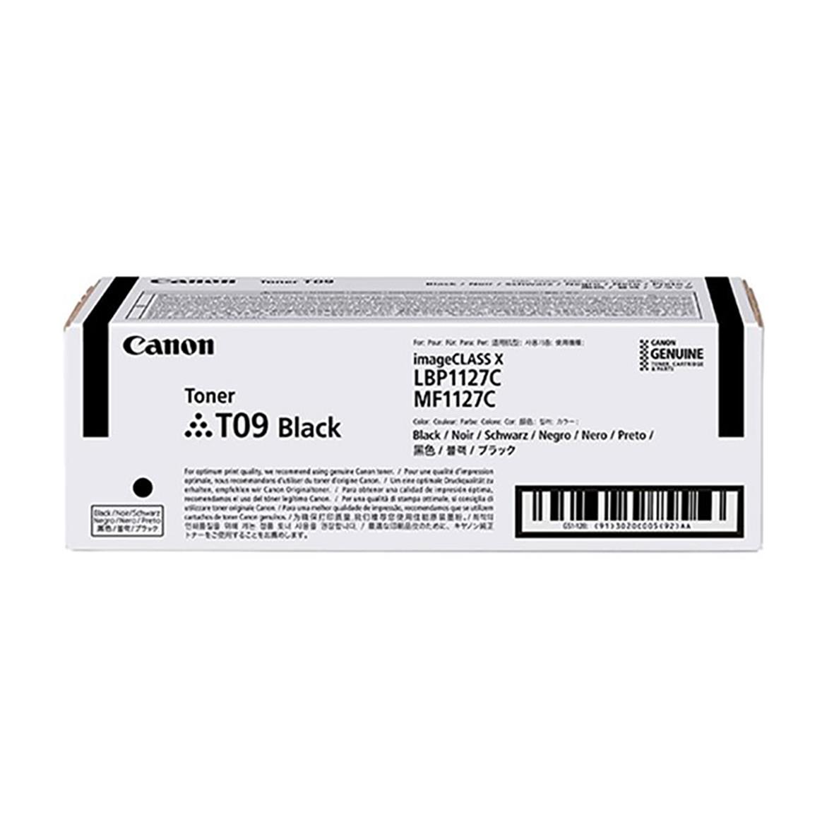 Lasertoner Canon T09 för XC1127i/1127iF/1127P, svart, 7600 sidor