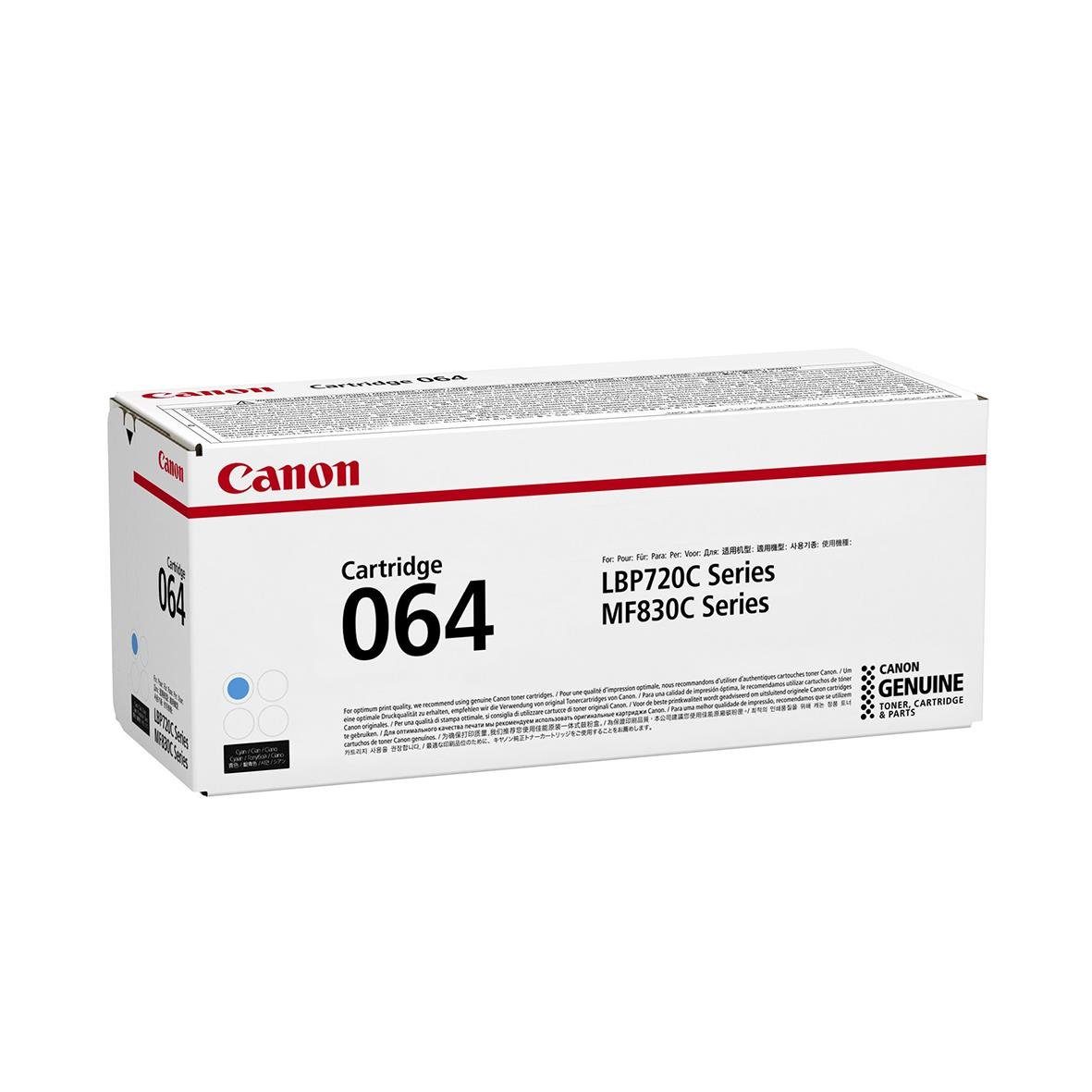 Cyan laser toner Canon 064 10400 tillhörande serie LBP7200C och MF830C