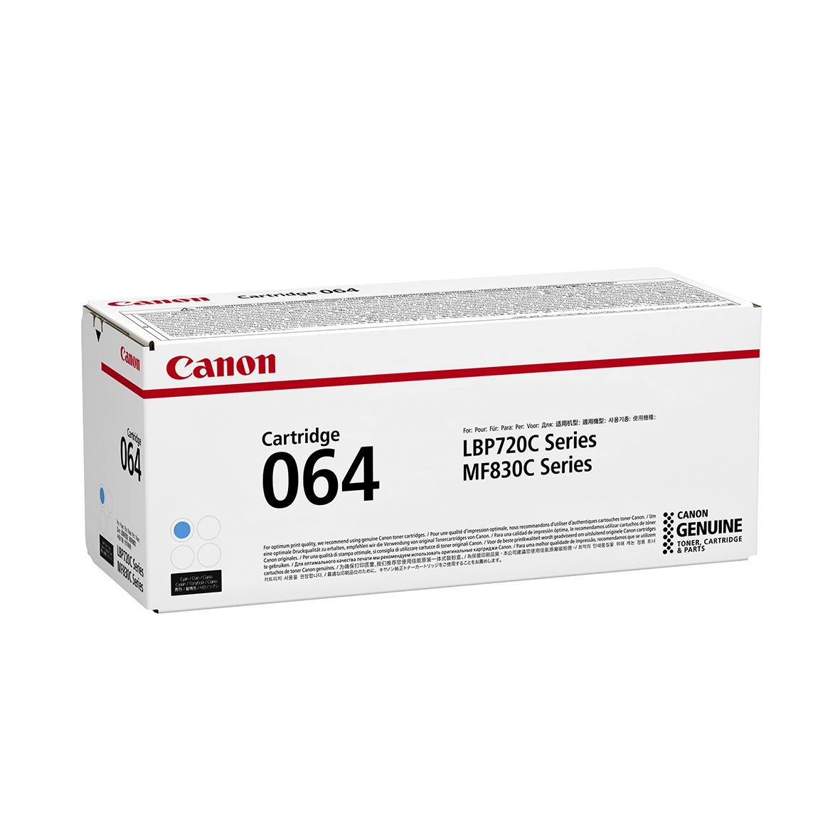 Cyan laser toner Canon 064 5000sid 4935C001 i originalkartong