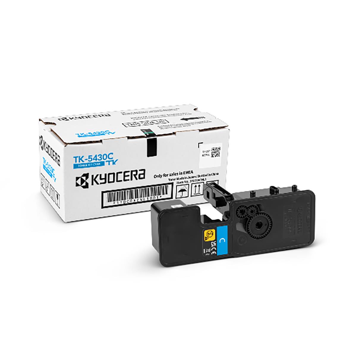 Kyocera TK-5430C cyan lasertoner i förpackning