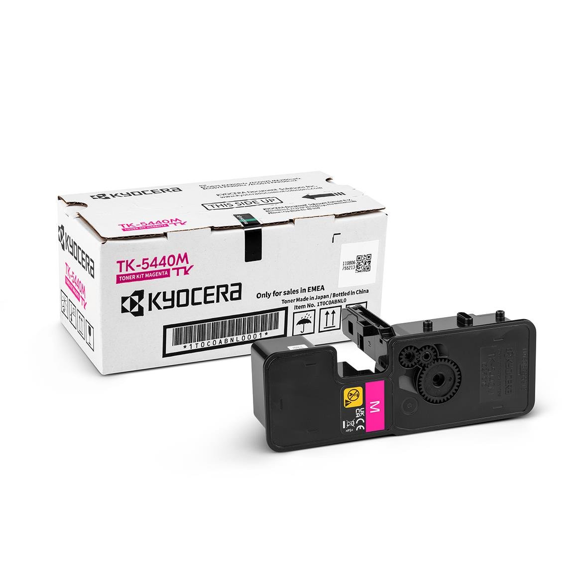 Kyocera TK-5440M magentafärgad lasertoner i förpackning