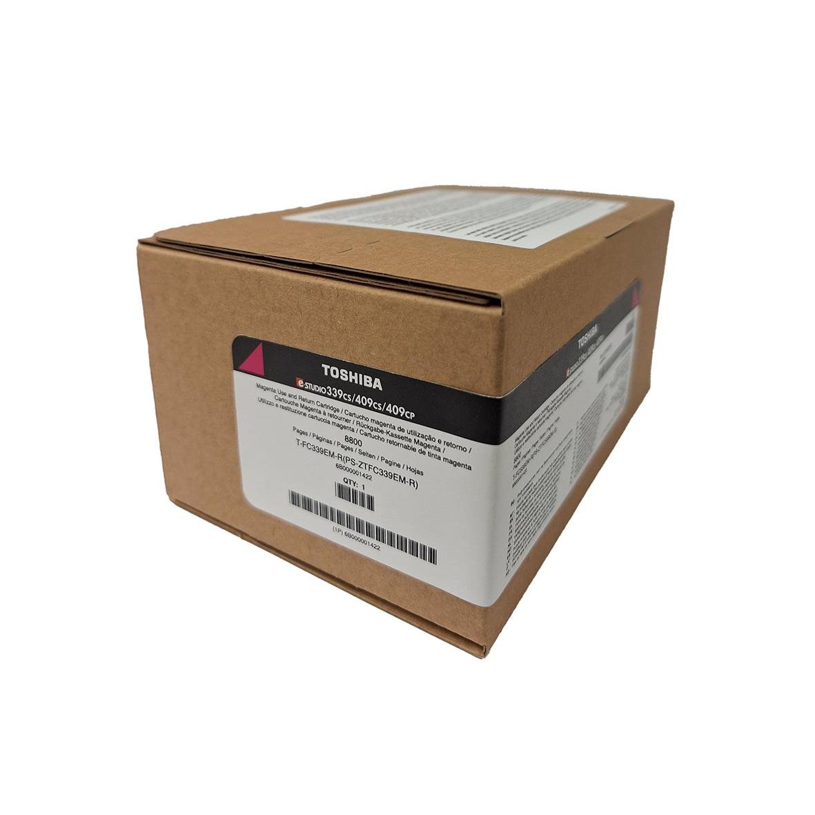 Toshiba T-FC339EM 8800sid magenta lasertoner i kartong