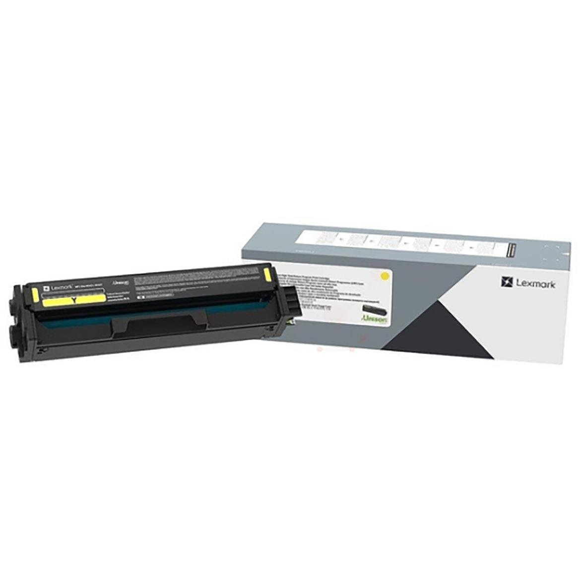 Gul laser tonerkassett för Lexmark CS331/CX331, 4500 sidor, modell 20N2HY0