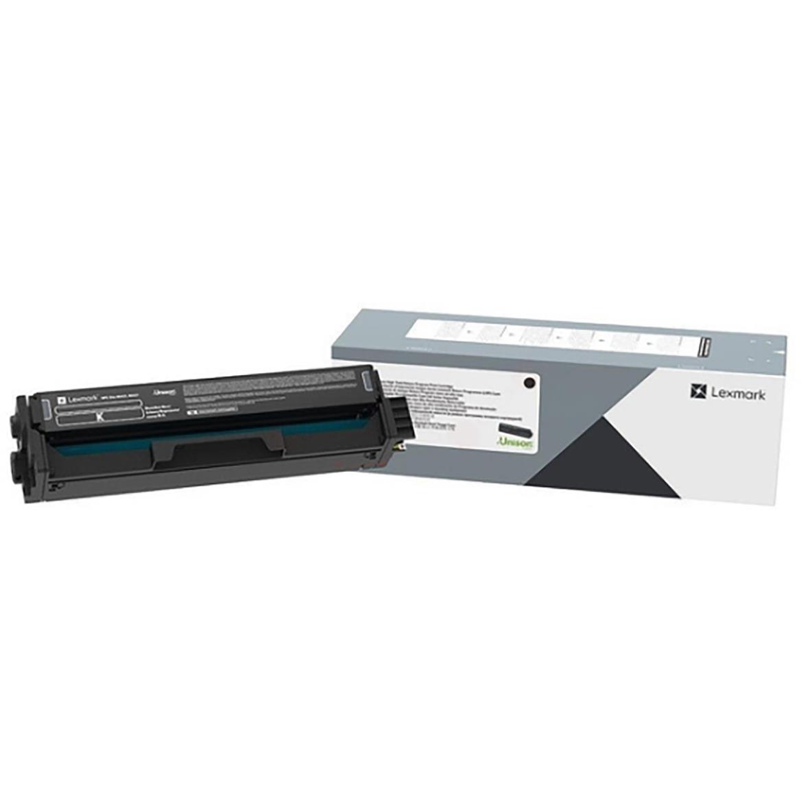 Svart laser tonerkassett för Lexmark CS331/CX331, 4500 sidor, modell 20N2HK0