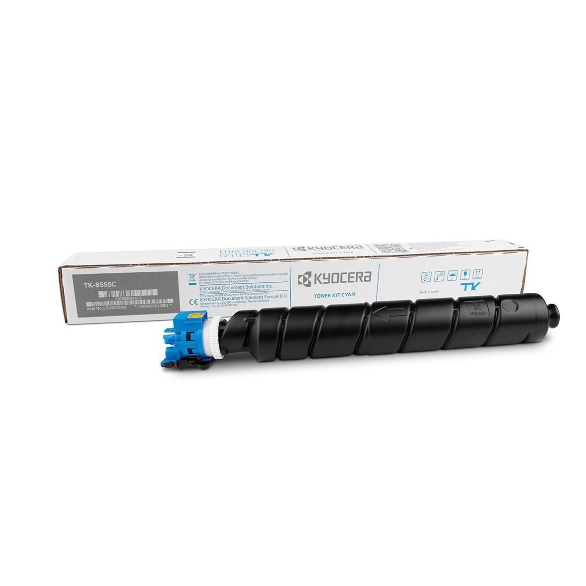 Kyocera TK-8555 lasertoner cyan för 24000 sidor