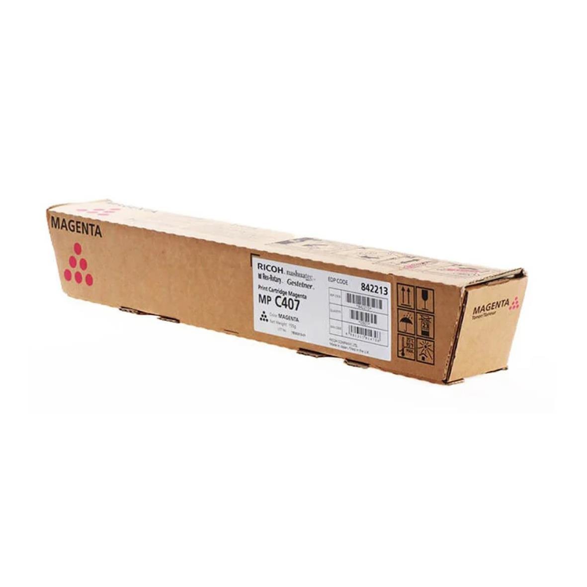 Ricoh MP C407 magentatoner i kartong