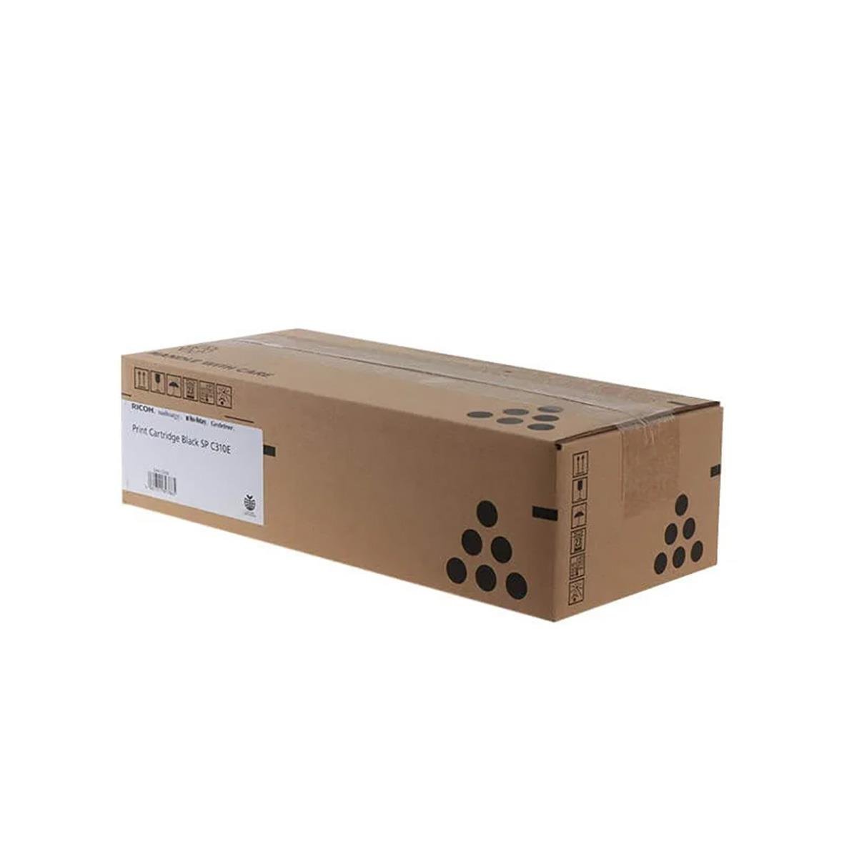 Förpackning av Ricoh C310E svart laser tonerkassett för 2500 sidor