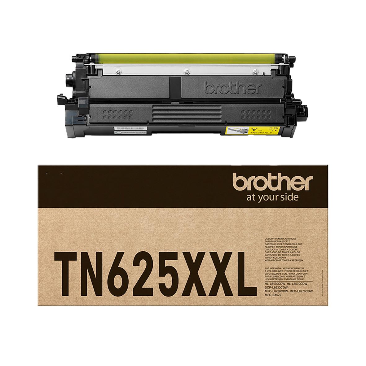 Gul laser tonerkassett Brother TN625XXL för Brother 6500